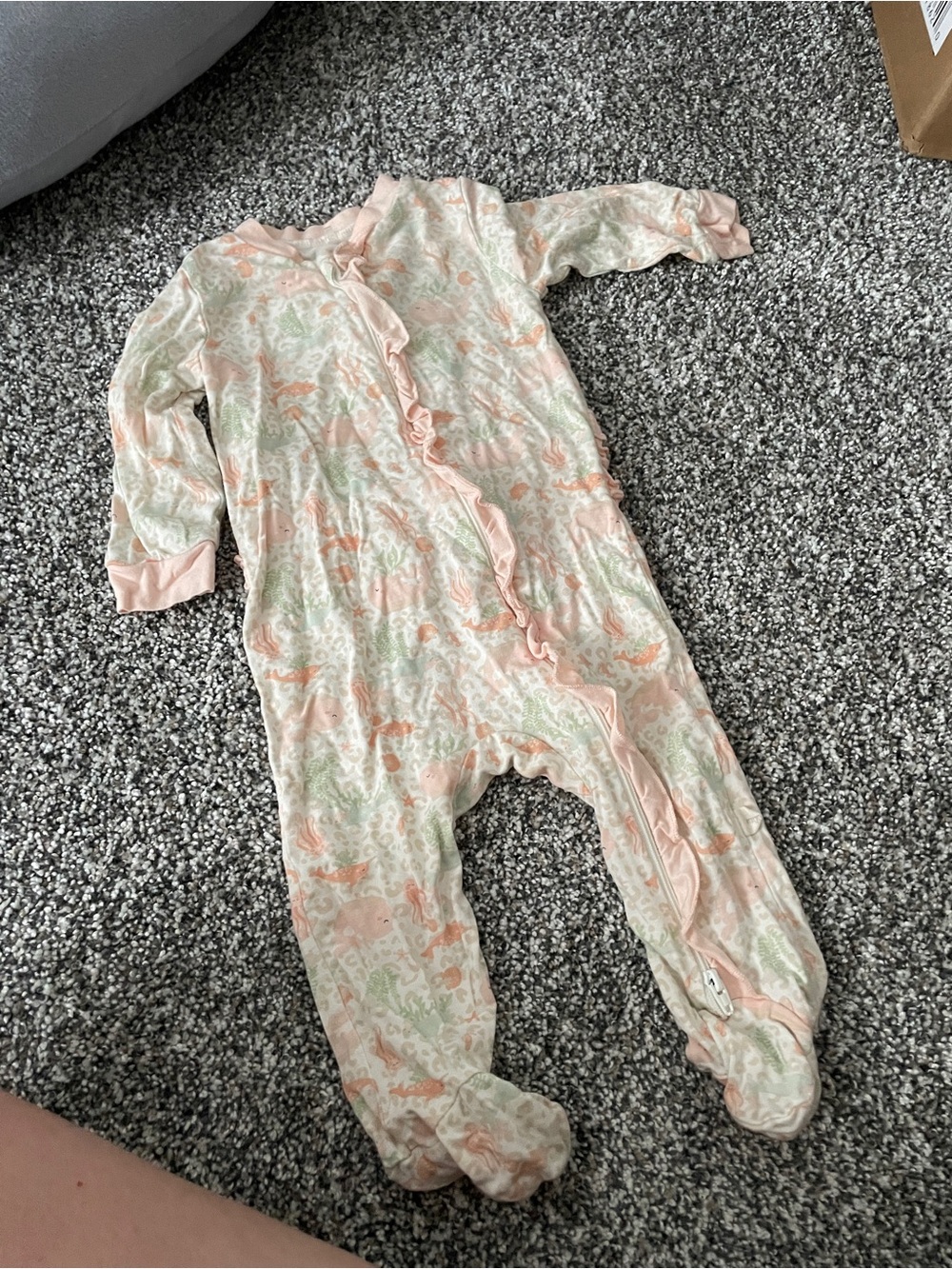 Milkberry Sea Pajamas with bow headband